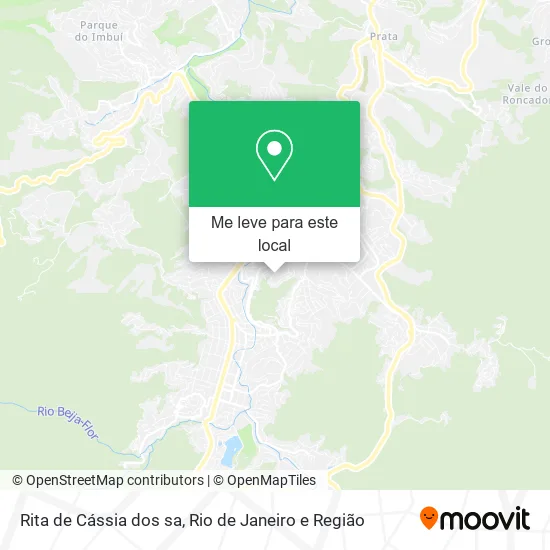 Rita de Cássia dos sa mapa