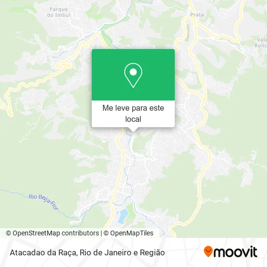 Atacadao da Raça mapa
