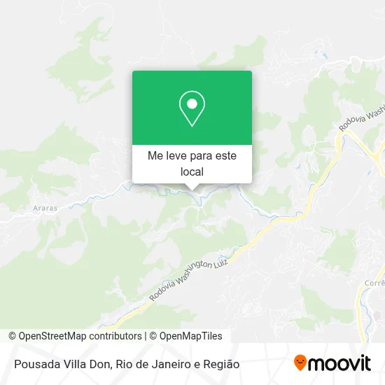 Pousada Villa Don mapa