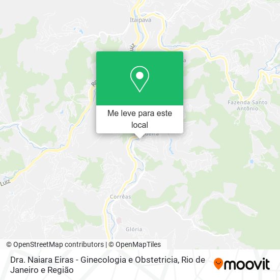 Dra. Naiara Eiras - Ginecologia e Obstetricia mapa