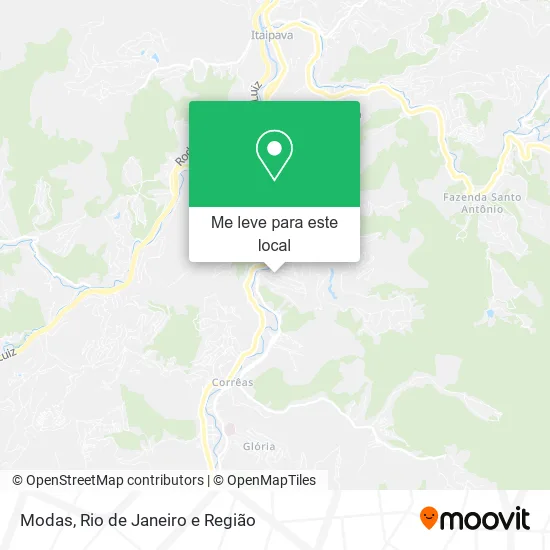Modas mapa