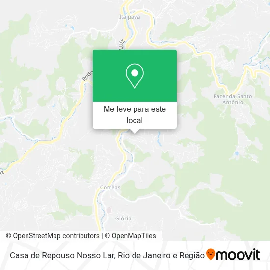 Casa de Repouso Nosso Lar mapa