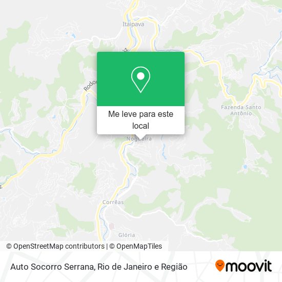 Auto Socorro Serrana mapa