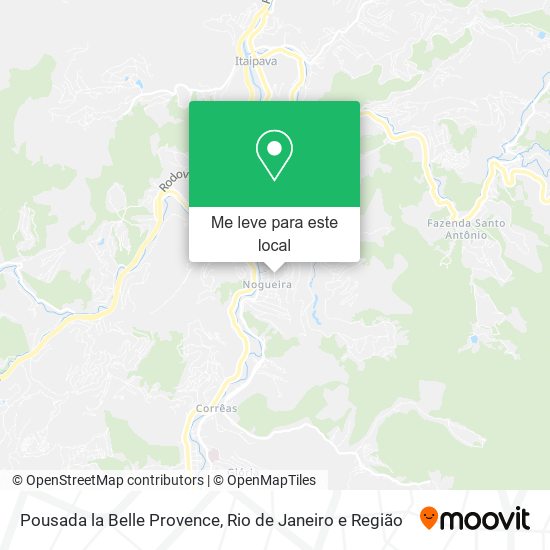 Pousada la Belle Provence mapa