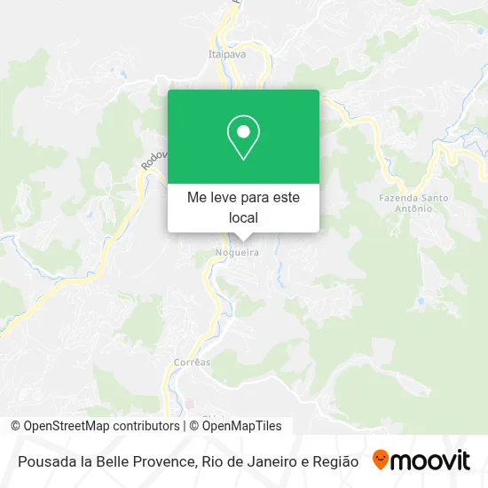 Pousada la Belle Provence mapa