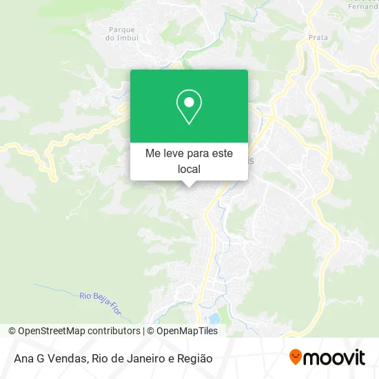 Ana G Vendas mapa
