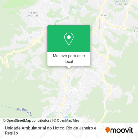 Unidade Ambulatorial do Hctco mapa