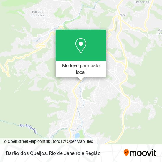 Barão dos Queijos mapa
