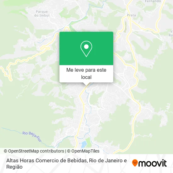 Altas Horas Comercio de Bebidas mapa