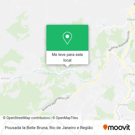 Pousada la Belle Bruna mapa