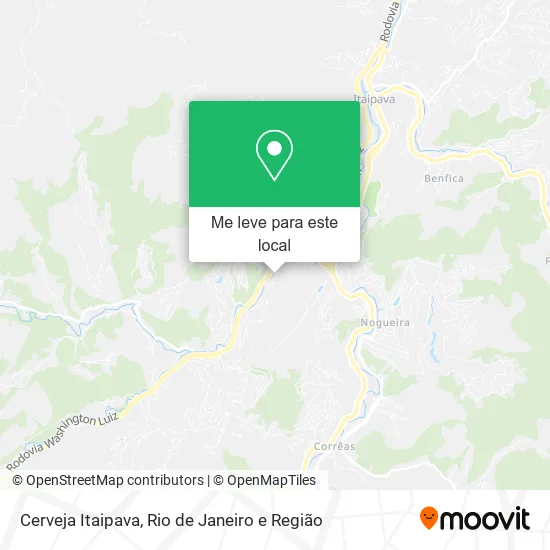 Cerveja Itaipava mapa