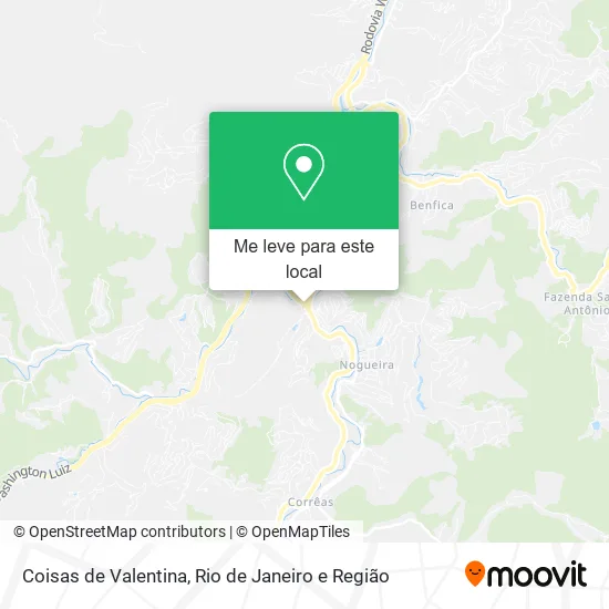 Coisas de Valentina mapa