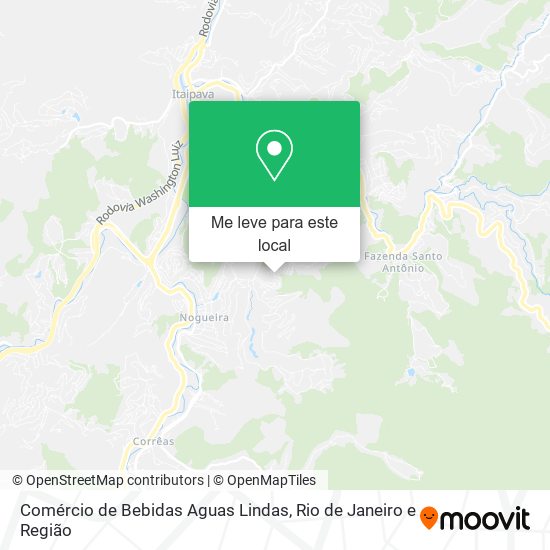 Comércio de Bebidas Aguas Lindas mapa