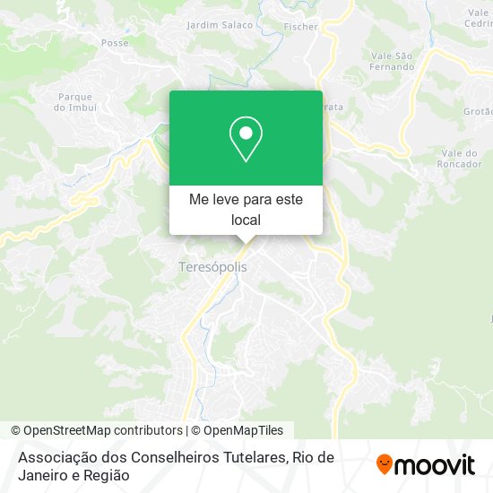 Associação dos Conselheiros Tutelares mapa