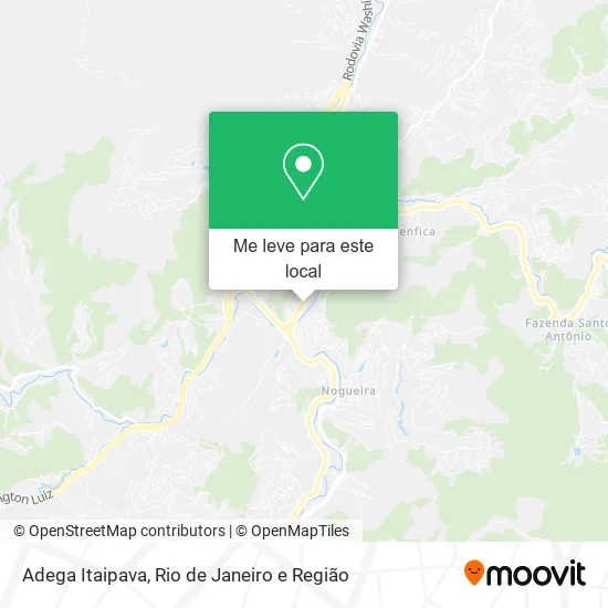 Adega Itaipava mapa