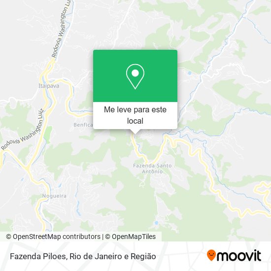 Fazenda Piloes mapa