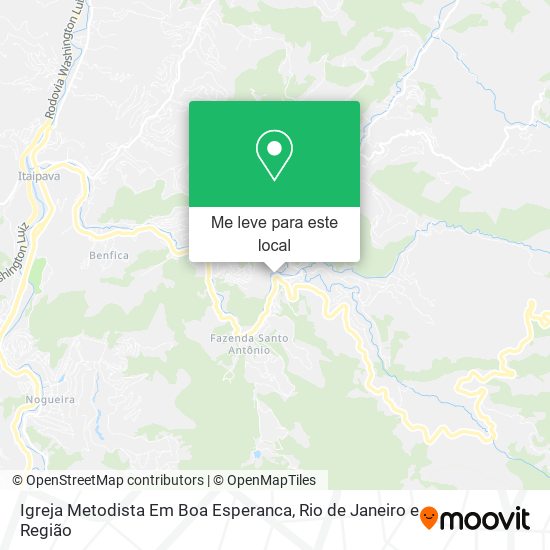 Igreja Metodista Em Boa Esperanca mapa