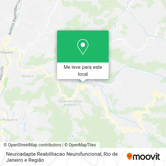 Neuroadapte Reabilitacao Neurofuncional mapa