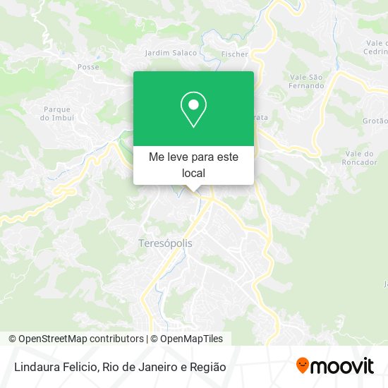 Lindaura Felicio mapa