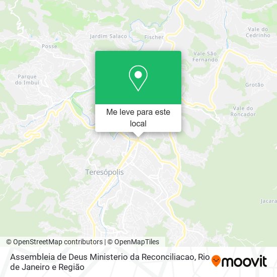 Assembleia de Deus Ministerio da Reconciliacao mapa