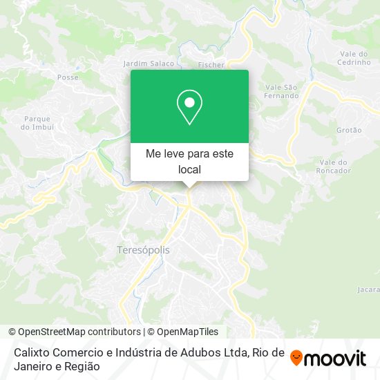 Calixto Comercio e Indústria de Adubos Ltda mapa