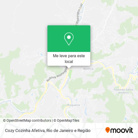 Cozy Cozinha Afetiva mapa