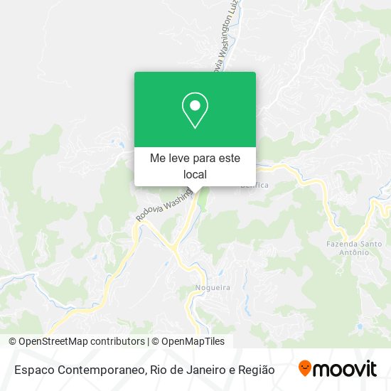 Espaco Contemporaneo mapa