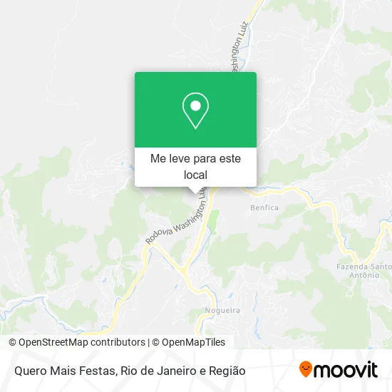 Quero Mais Festas mapa
