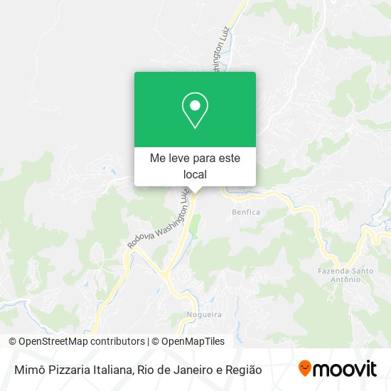 Mimô Pizzaria Italiana mapa