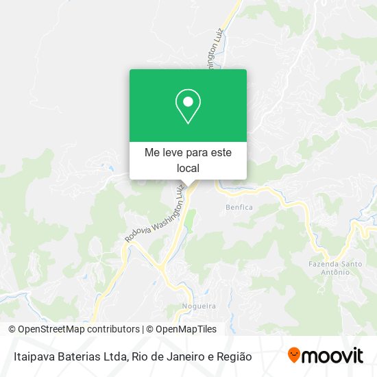 Itaipava Baterias Ltda mapa