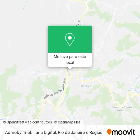 Admoby Imobiliaria Digital mapa