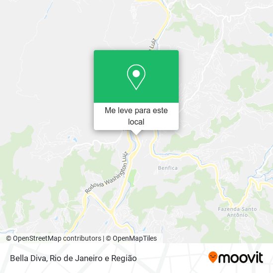 Bella Diva mapa