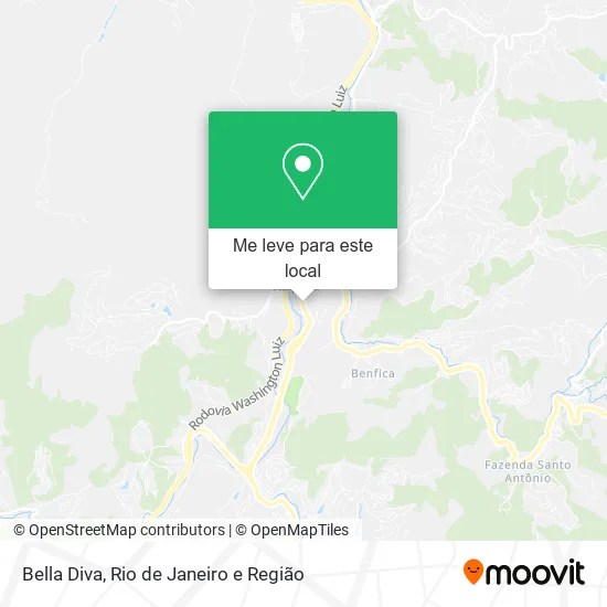 Bella Diva mapa
