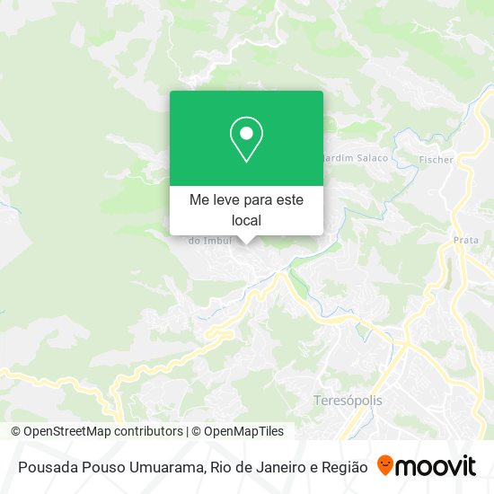 Pousada Pouso Umuarama mapa