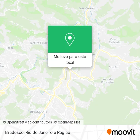 Bradesco mapa