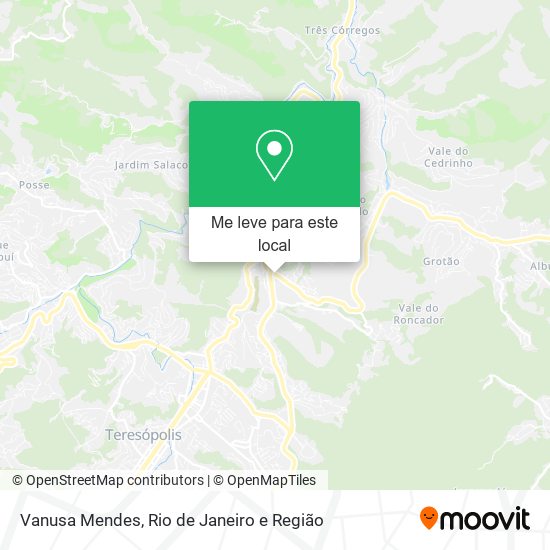 Vanusa Mendes mapa
