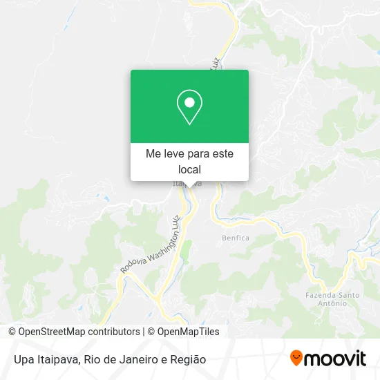 Upa Itaipava mapa