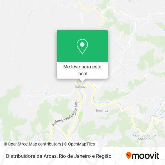 Distribuidora da Arcas mapa