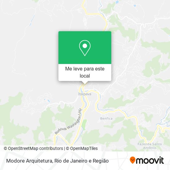 Modore Arquitetura mapa