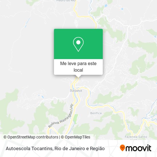 Autoescola Tocantins mapa