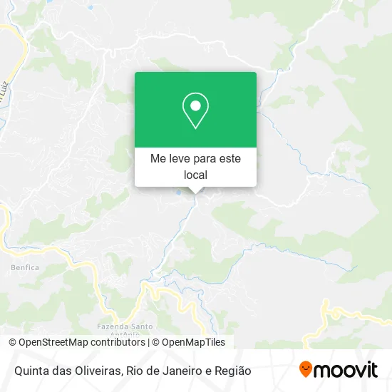 Quinta das Oliveiras mapa