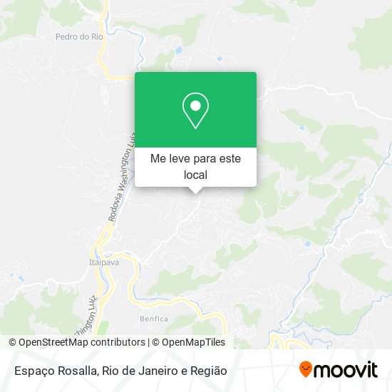 Espaço Rosalla mapa