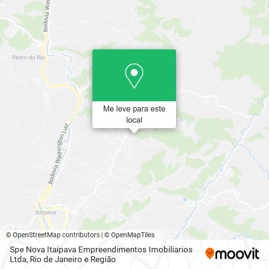 Spe Nova Itaipava Empreendimentos Imobiliarios Ltda mapa
