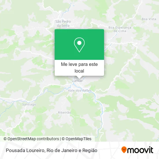 Pousada Loureiro mapa