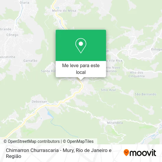 Chimarron Churrascaria - Mury mapa