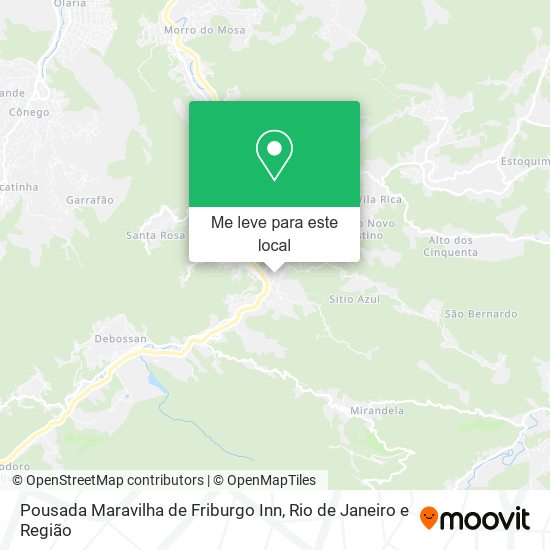 Pousada Maravilha de Friburgo Inn mapa