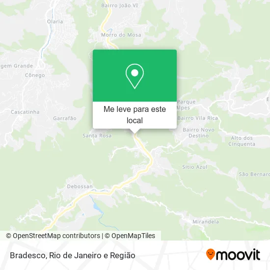 Bradesco mapa