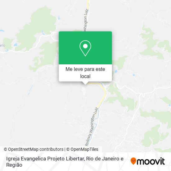 Igreja Evangelica Projeto Libertar mapa