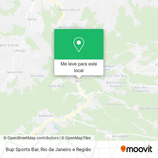 Bup Sports Bar mapa