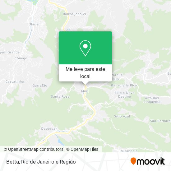 Betta mapa